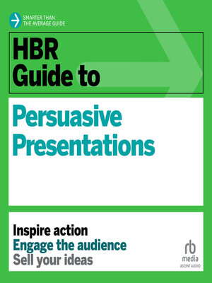 cover image of HBR Guide to Persuasive Presentations